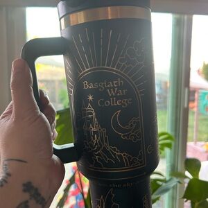 Juggy Fourth Wing Black and Gold Tumbler